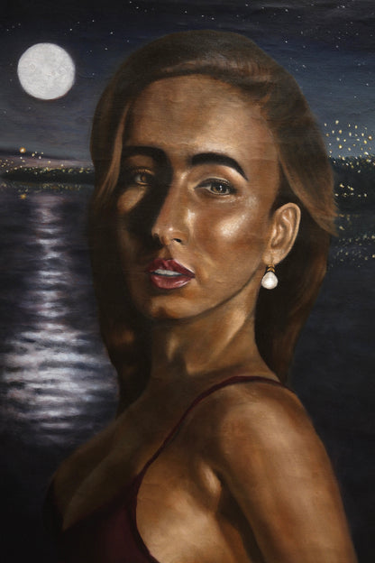 Fireflies of the moon river