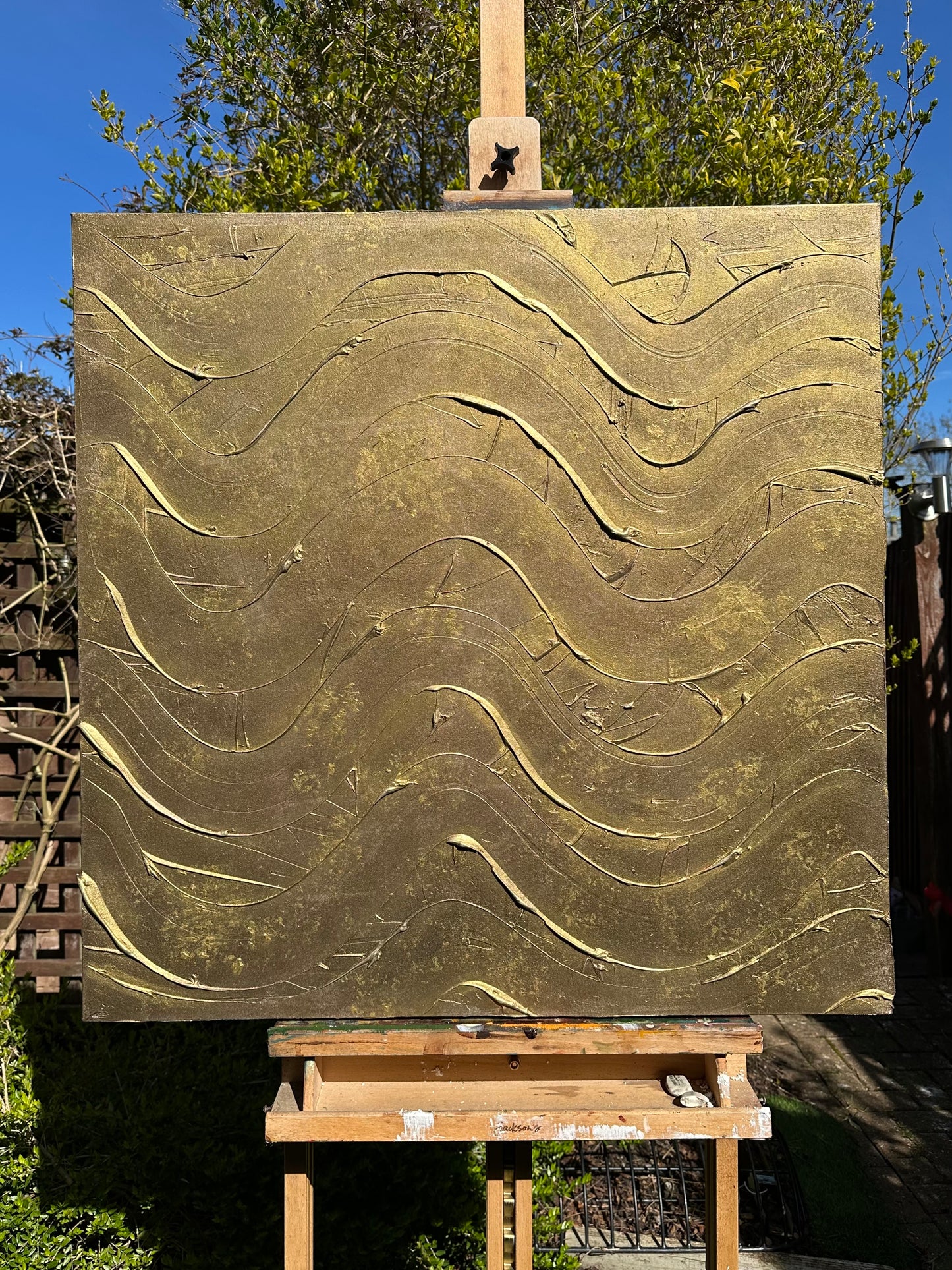 Golden waves
